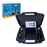 Kit 2 Microfone Sem Fio Profissional Uhf Digital Bivolt