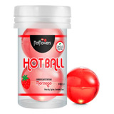 Lubricante Gel Intimo  Comestible En Bolas Hotball Saboriz