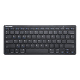 Mini Teclado Tecmaster Bluetooth Negro Tm-100506