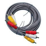 Cable Rca 1.8mt 3x3 Audio Video Lujoso Oro Led Home Dvd Htec