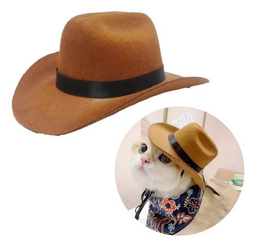 Sombrero Vaquero Para Gato O Perro Chico Disfraz