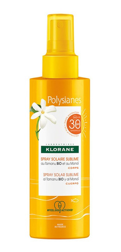 Klorane Spray Sublimador Spf30 200 Ml (cuerpo)