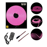 Kit Manguera Exterior Luz Neon 5 Mts + Fuente + Ficha 12v 