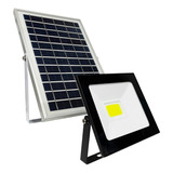 Proyector Solar 3w Led Ip65 Luz Fría Panel Solar Aluminio