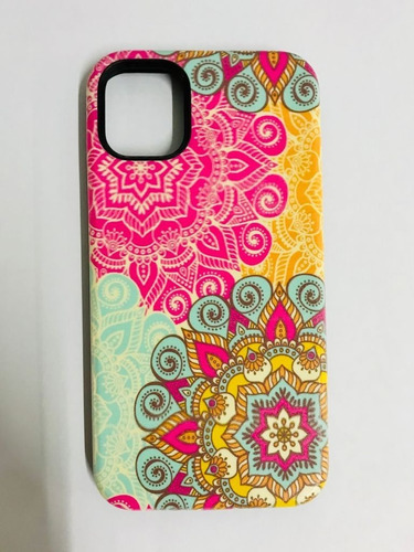 Funda Diseño Mandalas Rosa Para iPhone X Xs Mayoreo