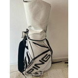 Bolsa De Golf Piel Ping Y Equipo De Palos 