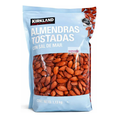 Almendras Tostadas Con Sal De Mar Kirkland Signature 1.13 Kg