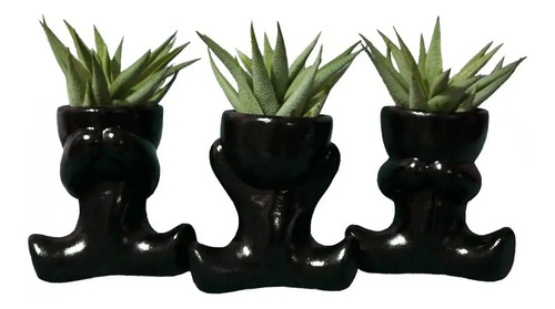 Maceta Robert Pepe Planta Juego De 3 Piezas