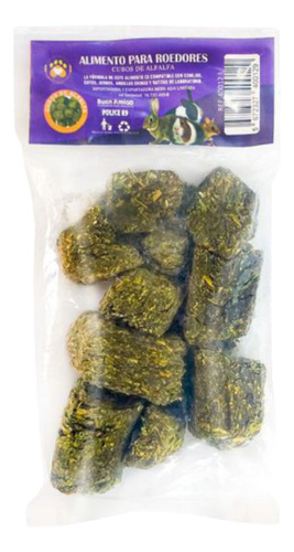 Alimento Para Roedores Cubos De Alfalfa 500 Gr