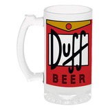 Tarro Cervecero 16oz Los Simpson. Duff Beer