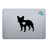 Calcomanía Sticker Vinil Para Laptop Perro Bull Dog Mod2