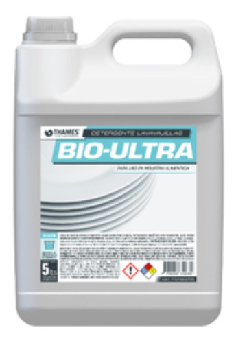 Detergente Lavavajillas Bio-ultra Concentradox5lts Sin Frag.