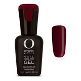 Color Gel Esmalte Uñas By Organic Nails Color Merlot #124