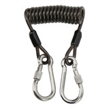 Cámara De Buceo Spring Coil Lanyard Anti Perdido A Prueba De