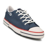 Zapatillas Topper Lona Reforzada Nova Low Auténticas Azul