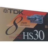 Cassette De Video 8mm Tdk 30 P/ Filmadora Sony Canon Minolta