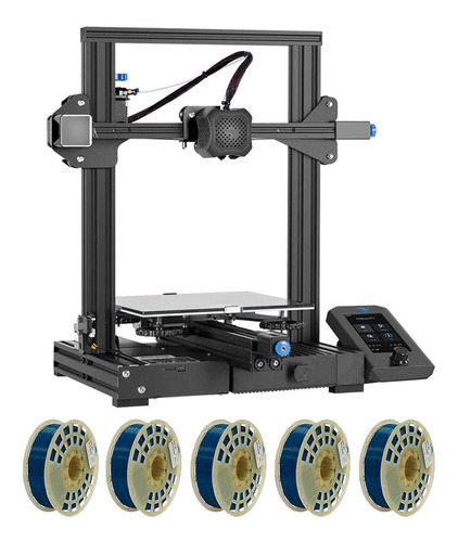 Impresora 3d Creality Ender-3 V2 + 5 Kg Pla