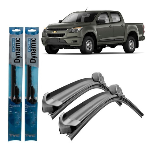 Juego Kit Escobillas Chevrolet S10 2013 2014 2015 2016 2017