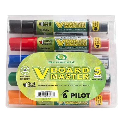 Marcador Para Pizarron Blanco Pilot 43820 Surtidos C\u002F 5pzas | MercadoLibre