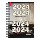 Agenda Citanova 2024 Mini Xxi Diaria Black & White 14x19 Cm