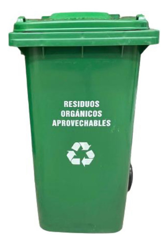 Contenedor Basurero Caneca 120 Litros Verde