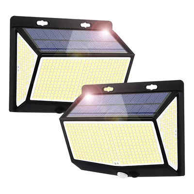 Lámpara Solar LED Audyde 468 Luces con Sensor Movimiento IP65 Pared 2 Piezas | MercadoLibre