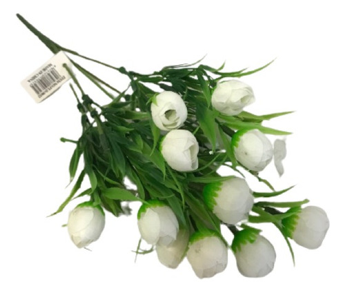 Ramo Rosas Rococo Blanca X 15 Pimpollos Pack X 6 Ramos