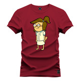 Camiseta Plus Size T-shirt Menininha Nerd