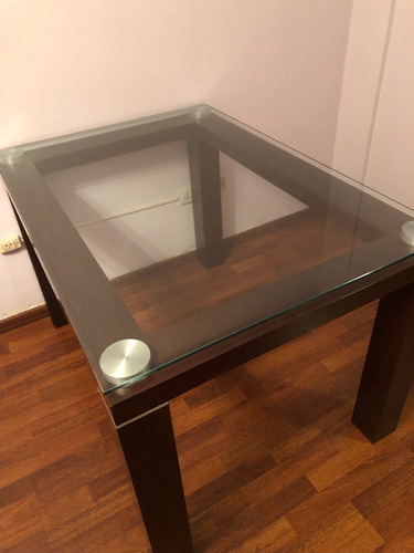 Mesa De Vidrio. Diseño Modernista.