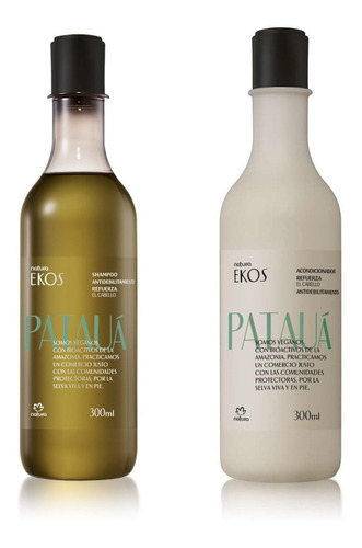  Set Shampu+ Acond Patauá Ekos-300ml Natura Para Fortalecer 