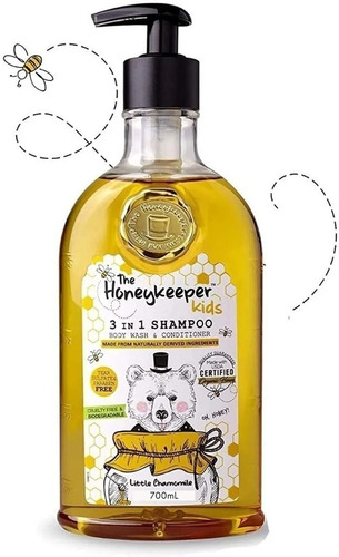  Shampoo The Honey Keeper Kids 3 En 1 Chamomile 700 Ml