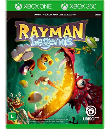 Jogo Rayman Legends Retrocompativel Para Xbox 360 E One