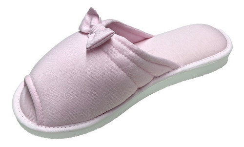 Pantufla Mujer Algodon Abierta Verano Rackey Roda Lenceria