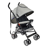 Coche Bebe Paseador Future Happy Baby Color Gris Chasis Negro