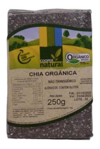 Chia Orgânica Orgânico Coopernatural 250g