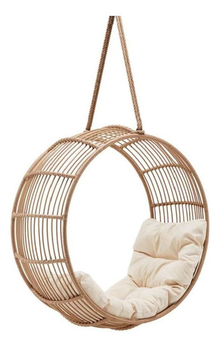 Sillon Hamaca Circular Colgante Rattan Design