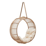 Sillon Hamaca Circular Colgante Rattan Design