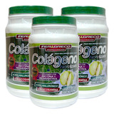 Colágeno Hidrolizado Glucosamina Biotina Manzana Verde 3 Pzs