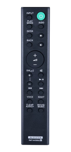 Control Remoto Para Barra De Sonido Sony Rmt-ah300u Ht-ct291