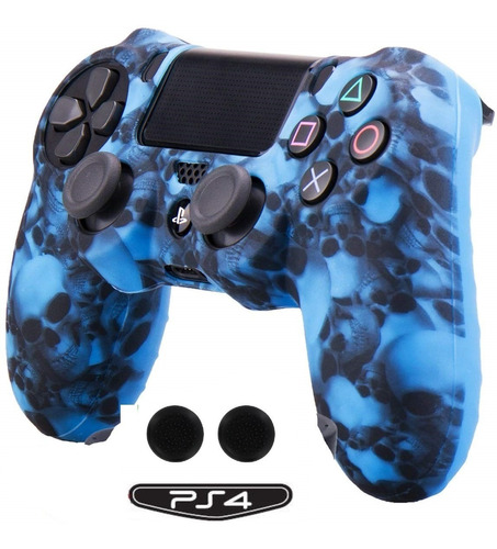 Funda Camuflada Para Joysticks Ps4 + Cubregrips + Lbd