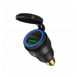 Adaptador Carregador Usb Duplo Para Motos Bmw Hella