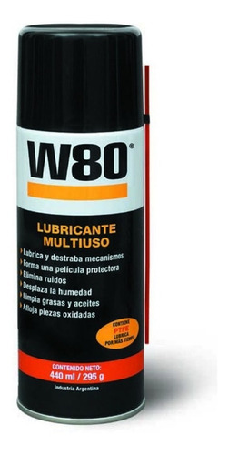 Lubricante Aero Multiuso Con Teflon Aceite W80 426ml