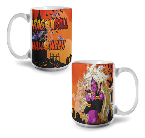 Taza De Halloween De Dragon Ball Z Personalizada 15oz Mod272