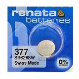 Renata 377 - Paquete De 5 Baterias De Oxido De Plata