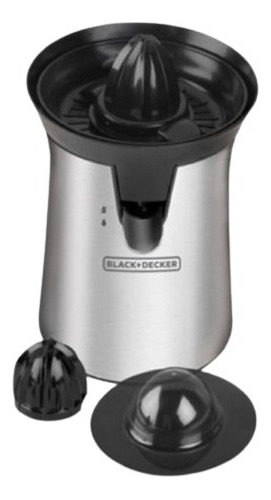 Exprimidor De Jugos Metálico Black + Decker Color Acero 110v