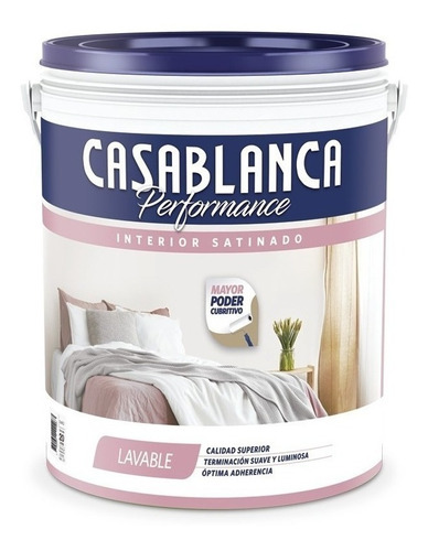 Pintura Latex Interior Satinado X20l Casablanca - Kromacolor