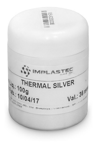 Thermal Silver Pasta Térmica Base De Prata P/ Processadores