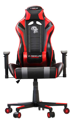 Cadeira Gamer Black Hawk Vermelha Ch05 ELG