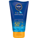 Protector Solar Swim  Play Locion Piel 150ml Nivea Sun Nio