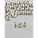 100 Separadores Con Strass 6mm. Nuevos!! Oferta!!